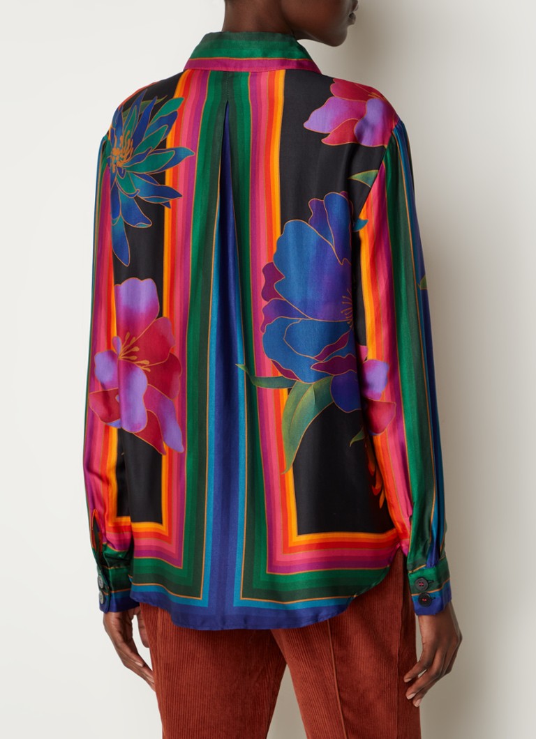 Farm Rio  Flower blouse met bloemenprint
