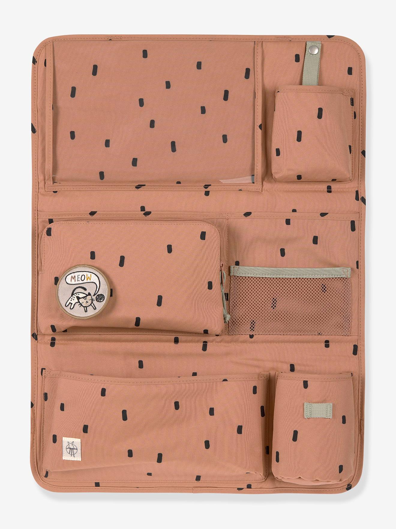 Organisateur de voiture LÄSSIG happy prints caramel