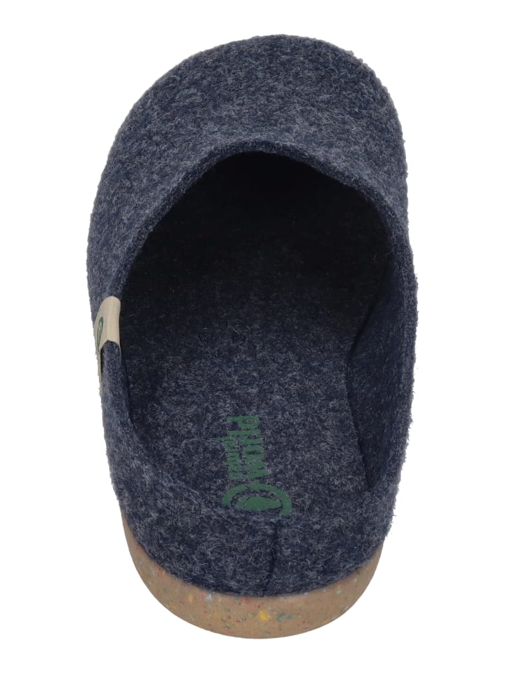 natural world Hausschuhe 8999  in blau günstig kaufen