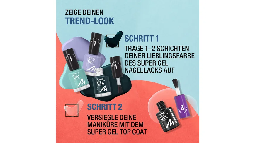 MANHATTAN Super Gel Nagellack 12 ml 290 - 290 Purple Haze
