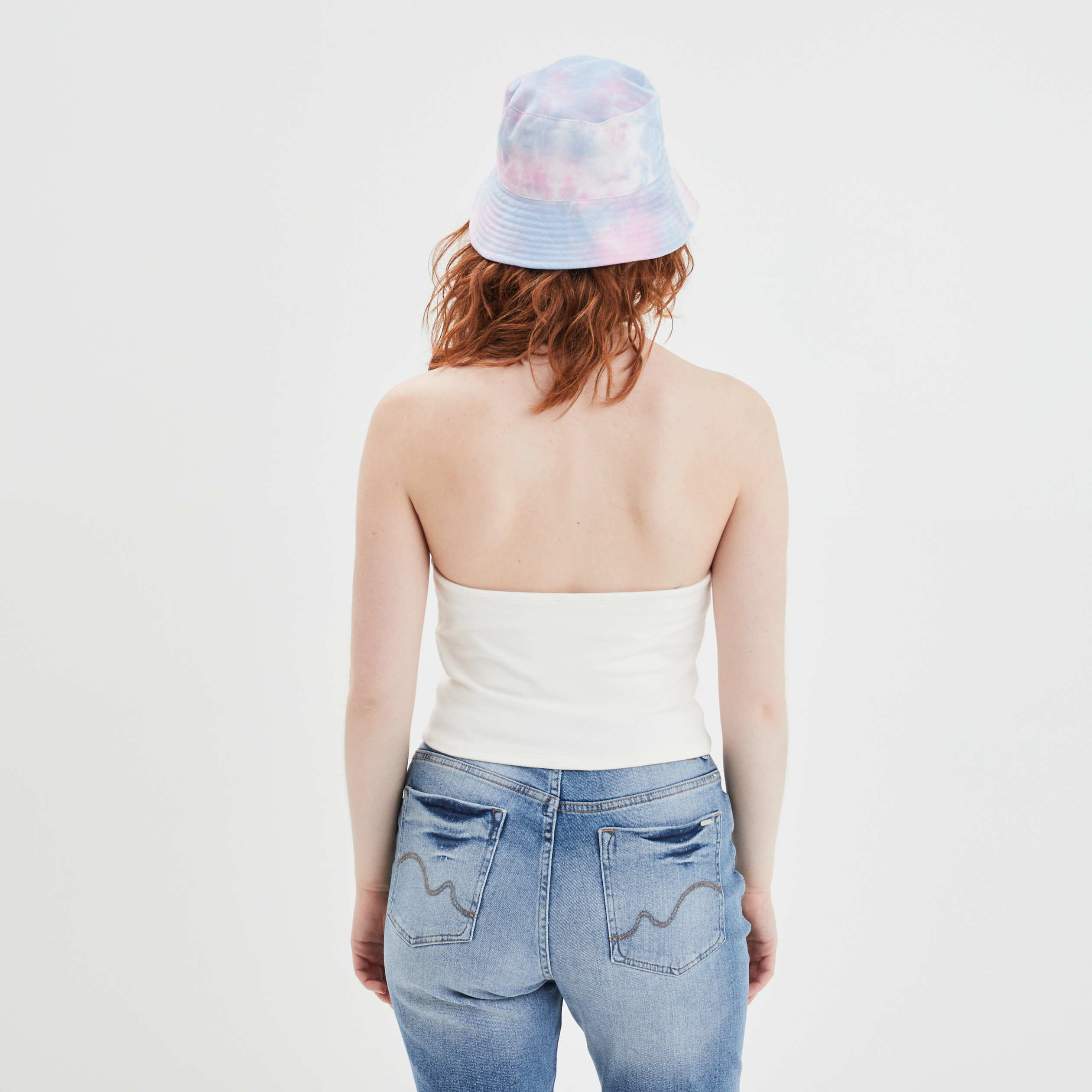 Débardeur cropped dos nu Creeks blanc femme | La Halle