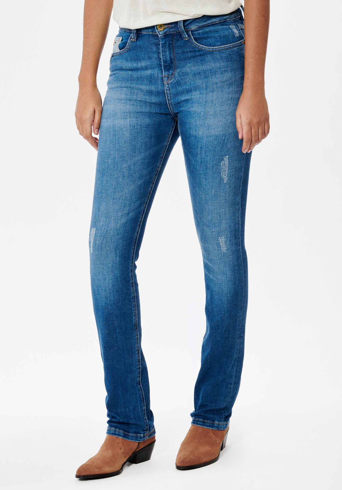 SIBEL  Jean demi-slim Femme
