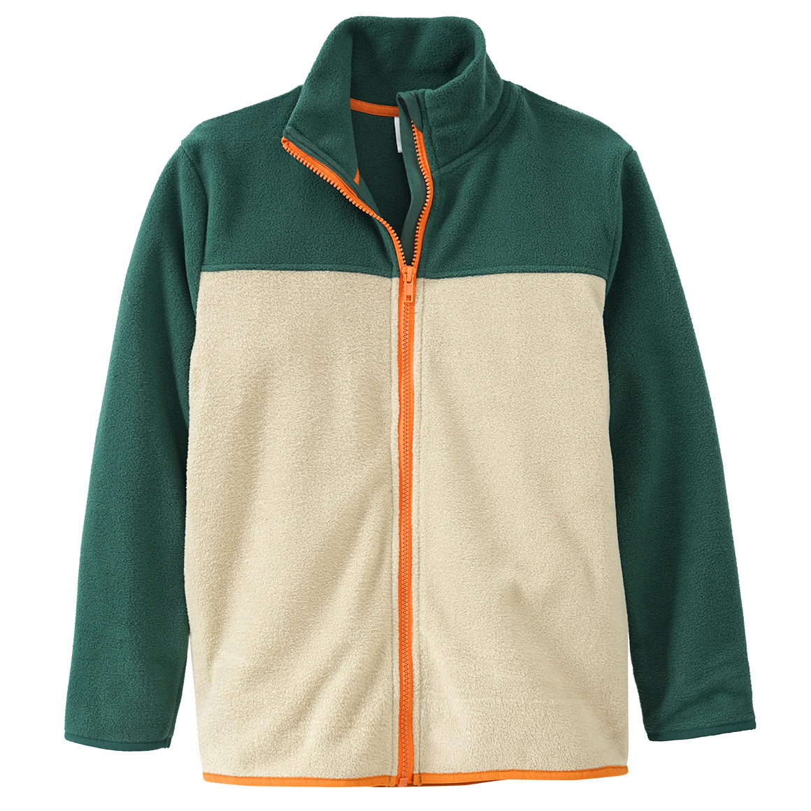 Jungen Fleecejacke mit Stehkragen