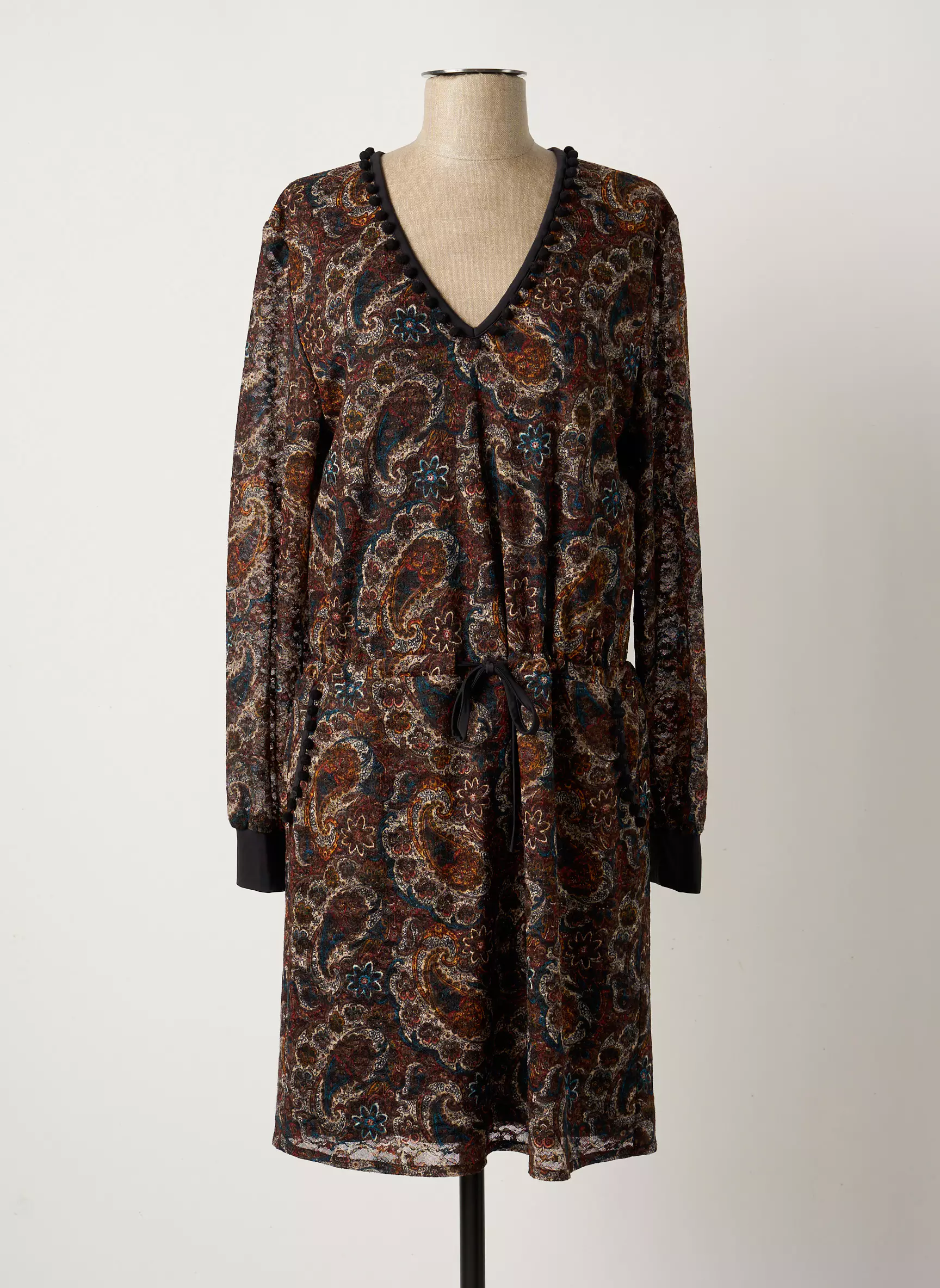 Nathalie Chaize Robes Mi Longues Femme couleur marron