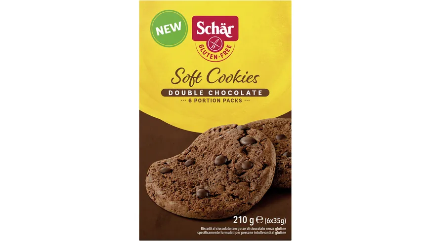 Schär Soft Cookie Double Chocolate 210 g
