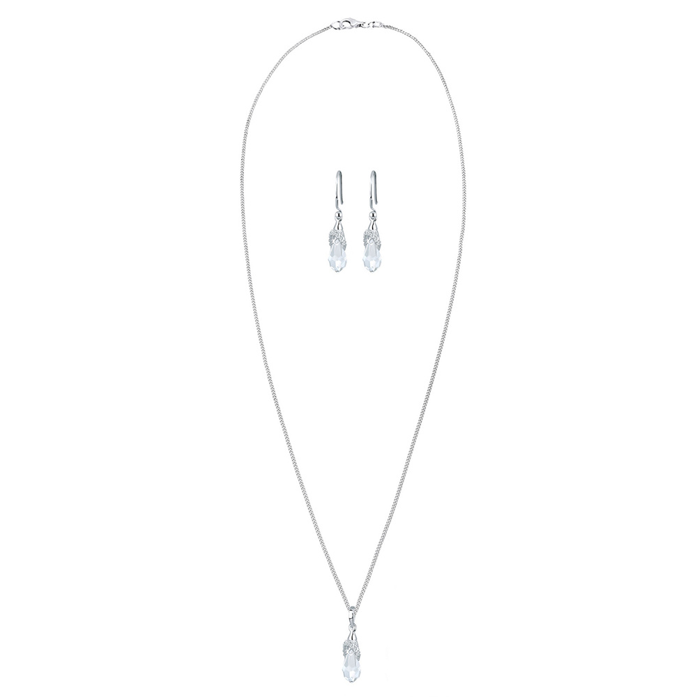 Elli Elli Ensemble de Bijoux Kristalle 925 Silber Bijoux