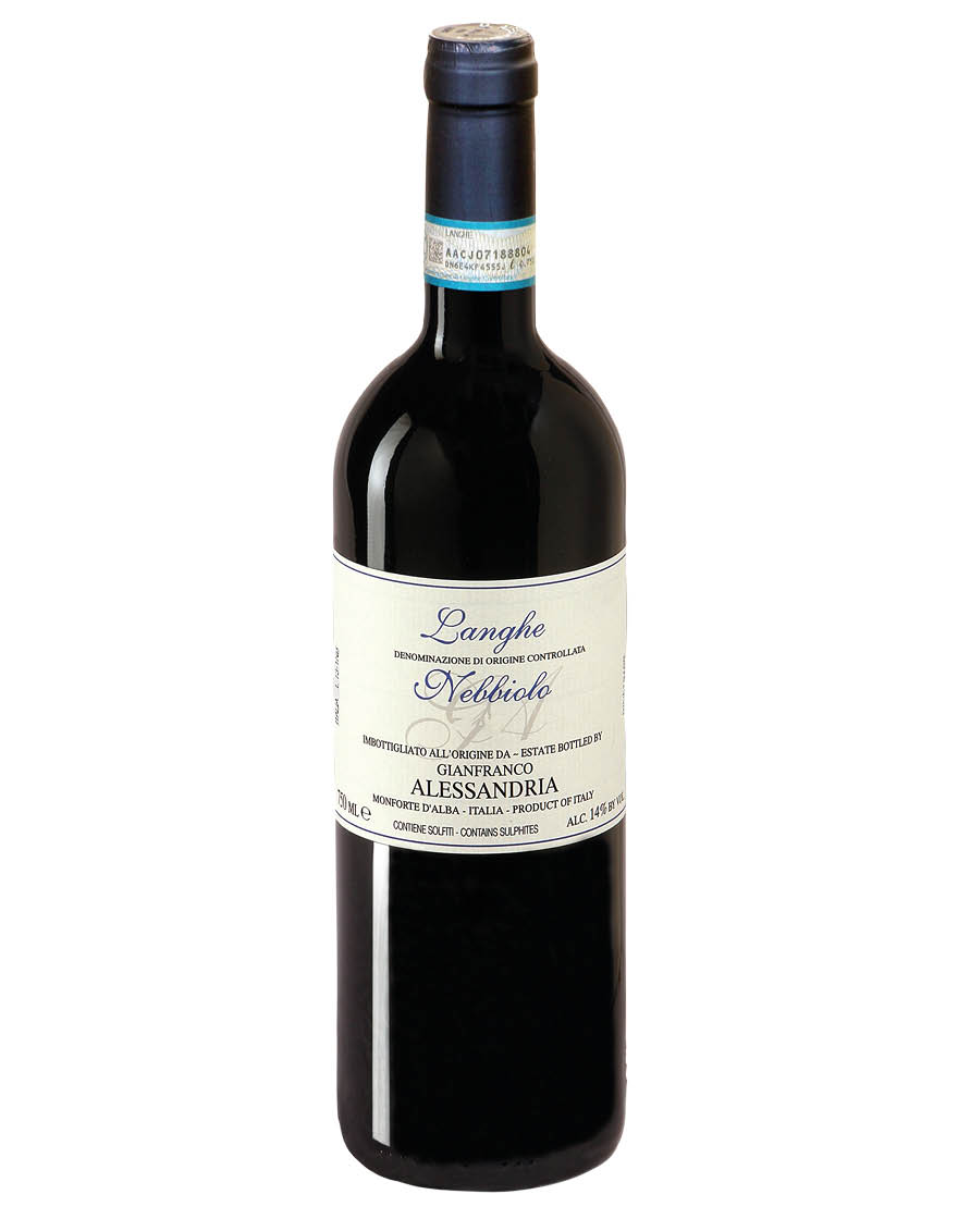 Langhe DOC Nebbiolo 2022 Gianfranco Alessandria 0,75 ℓ