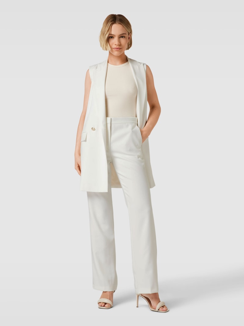 Longblazer mit Pattentaschen Modell 'SPRING' in ecru