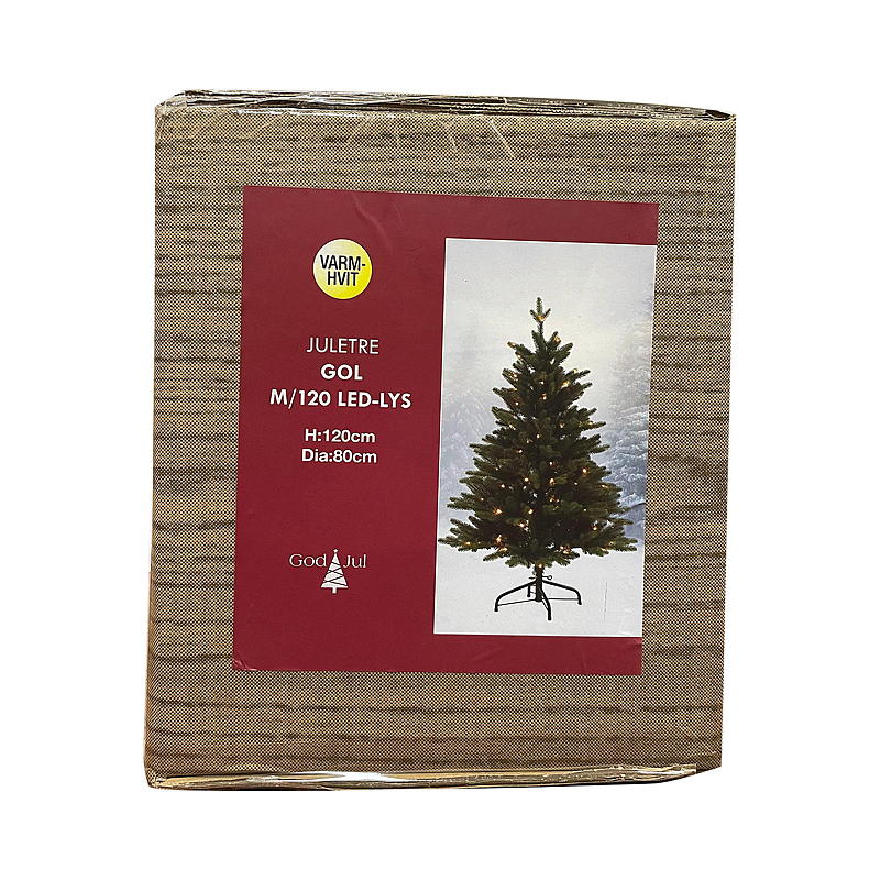 Home Gol juletre 120 cm,120 LED-lys