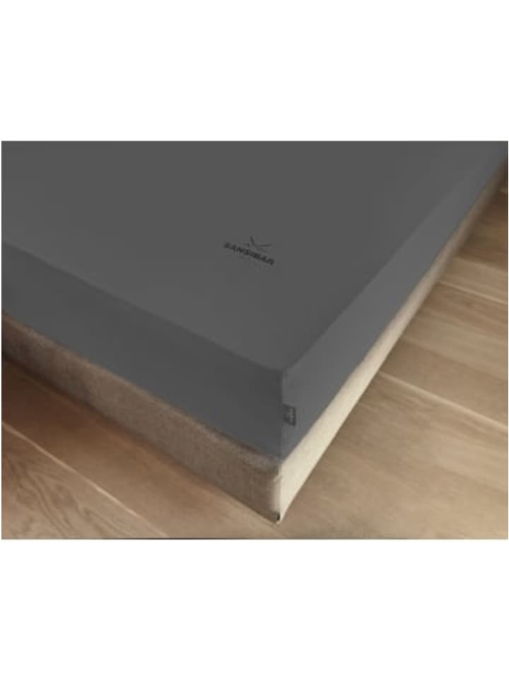 Sansibar Spannbettlaken in Anthrazit günstig kaufen