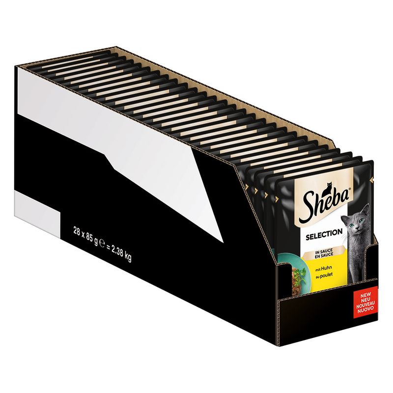 Sparpaket Sheba Varietäten Frischebeutel 56 x 85 g