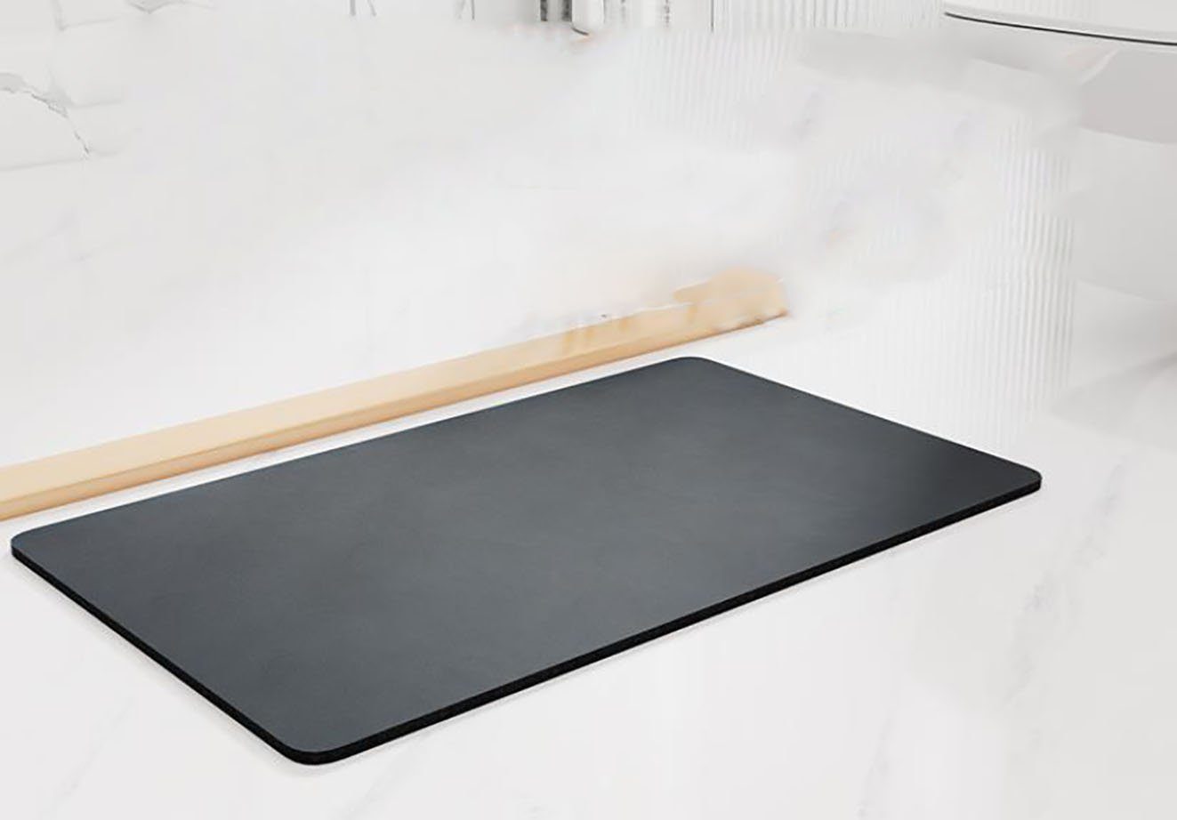Antirutsch Teppichunterlage Badezimmer Quick Dry Soft Matte, Tapferer Ping