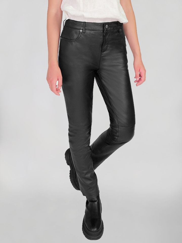 JCC Lederhose 31019444 in schwarz günstig kaufen