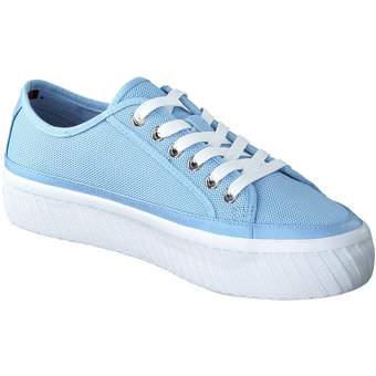 Tommy Hilfiger Platform Vulcanized Sneaker in blau