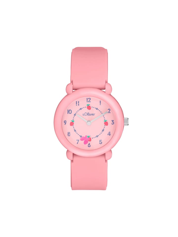 s.Oliver Quarzuhr 2036532 in Rosa günstig kaufen onesize