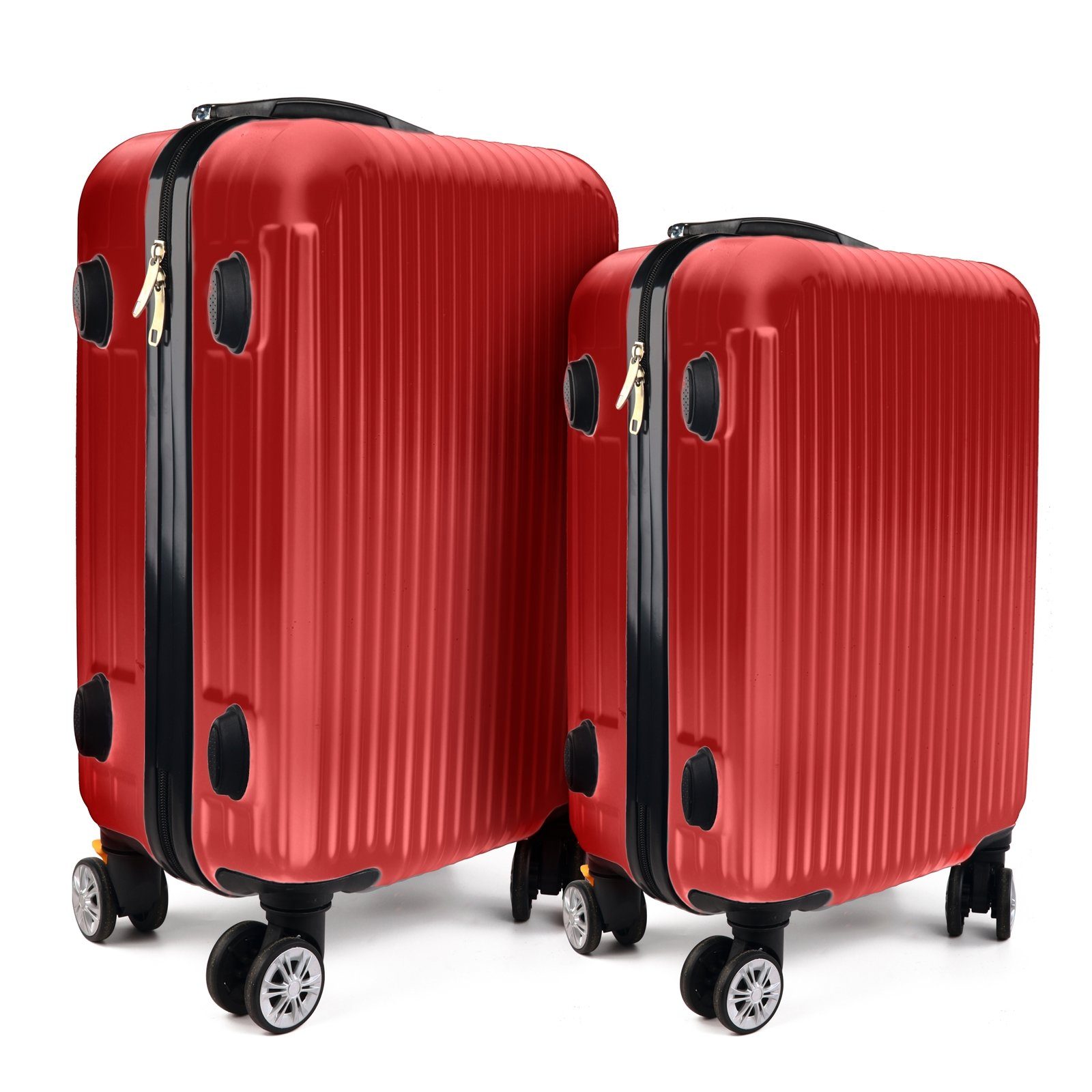 HTI-Living Kofferset Kofferset 2-teilig High Level, 4 Rollen, (Set, 2 tlg), Hartschalenkoffer mit Rollen Teleskopgriff