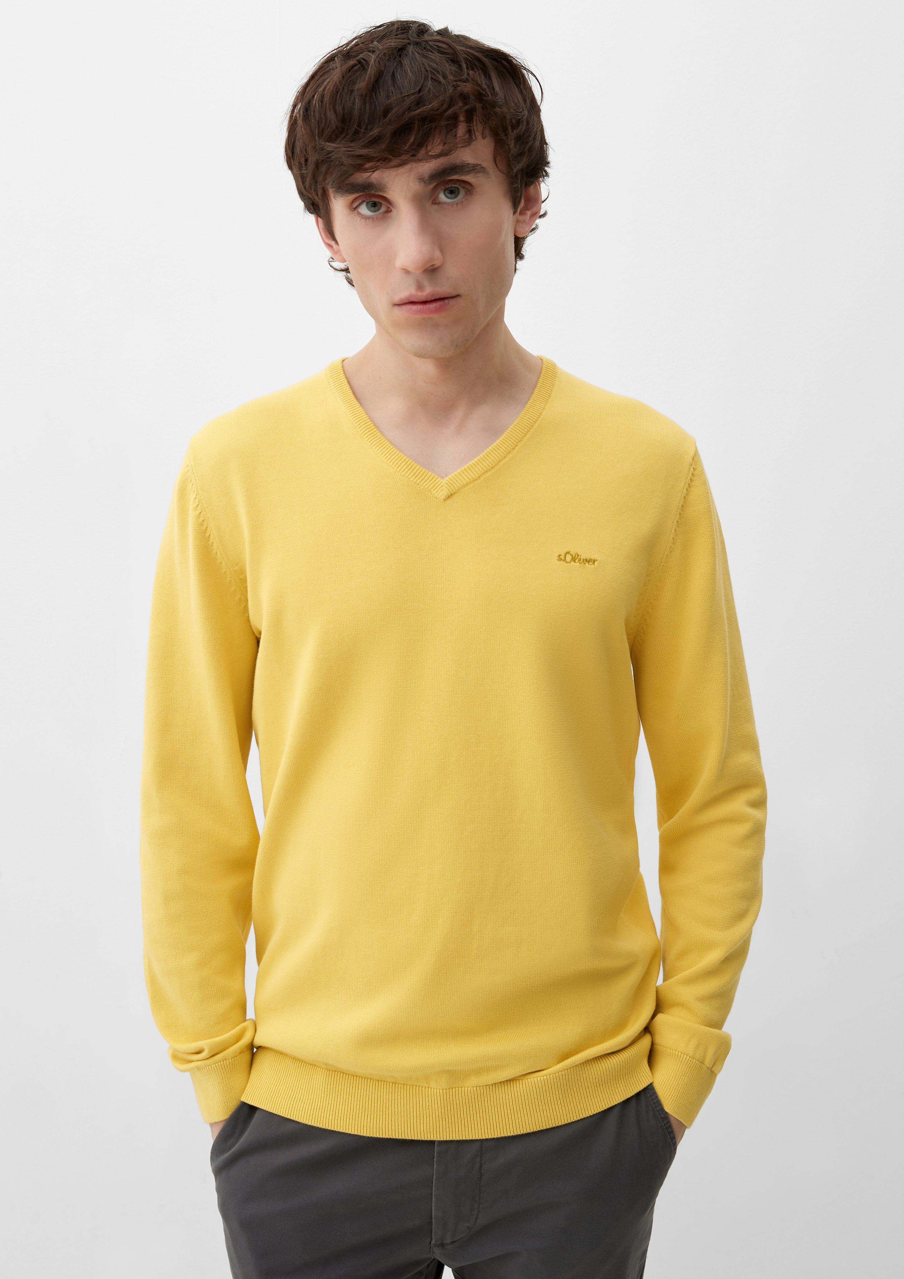 Strickpullover mit V-Ausschnitt  2040666-1356