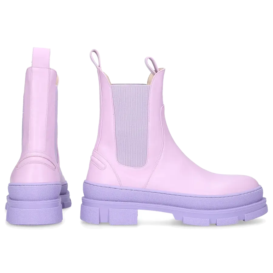 Bettina Vermillon - Chelsea Boots SIMONE Kalbsleder - lila