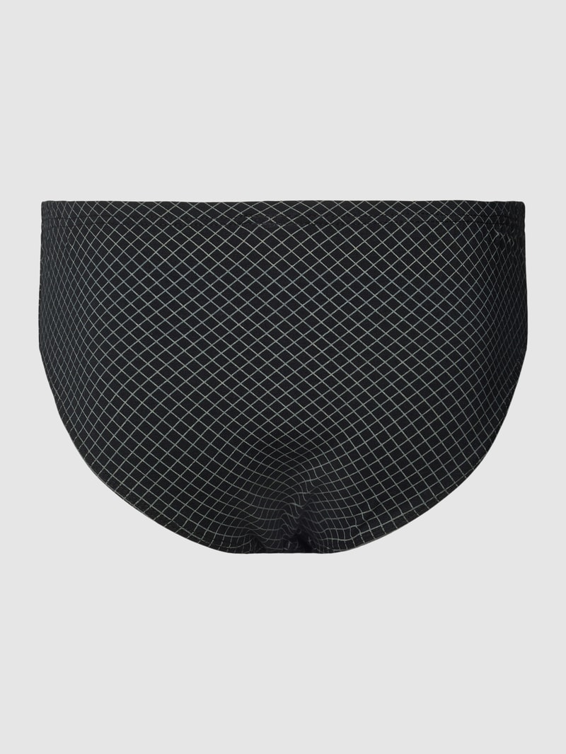 Slip mit Label-Detail 2er-Pack in schwarz