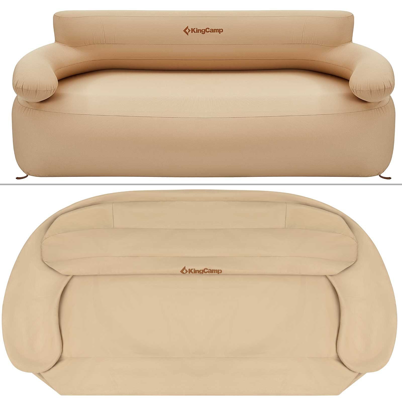 KingCamp Campingstuhl Camping Couch Air Sofa XL Aufblasbar, Luft Sitz Glamping Garten Möbel
