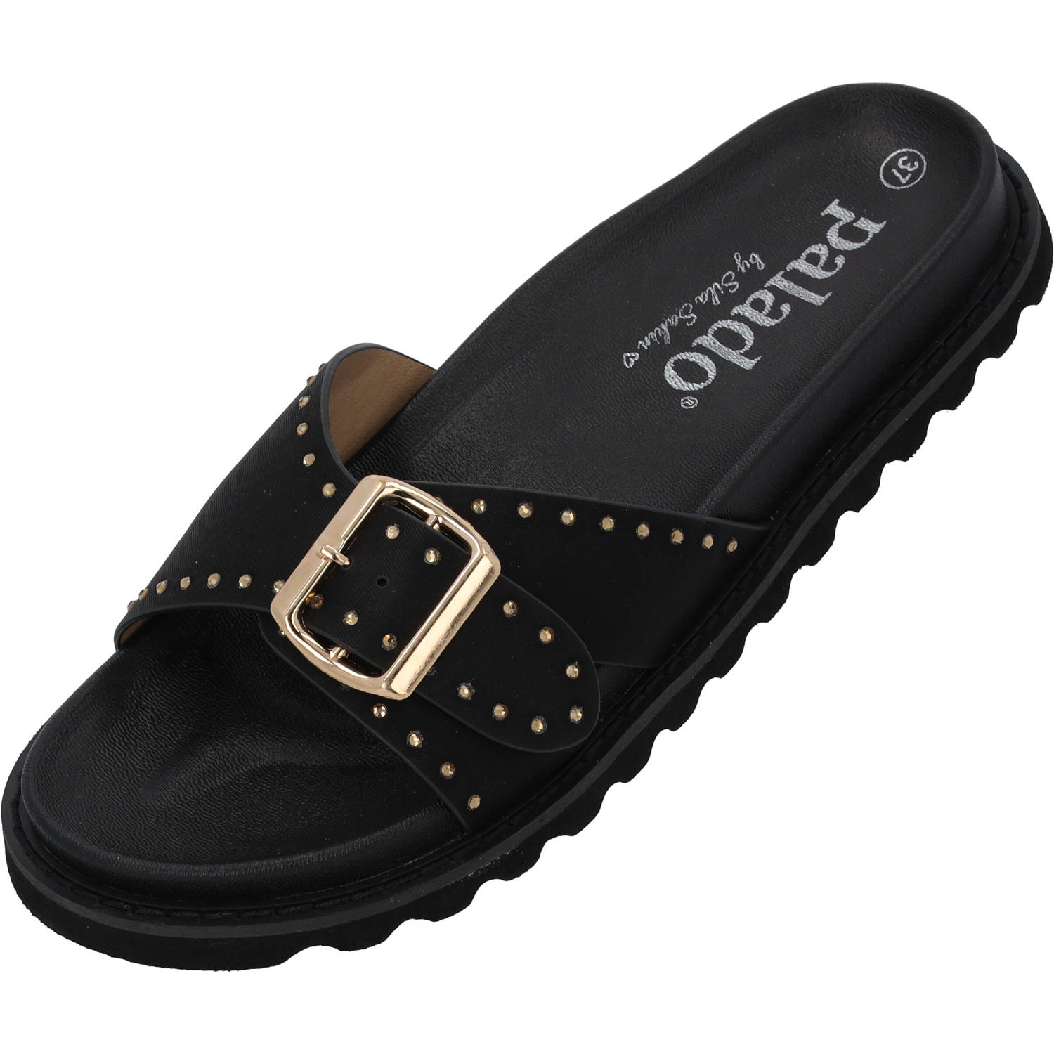 Palado Cirlo by Sila Sahin, Pantoletten & Badeschuhe, Damen, Schwarz