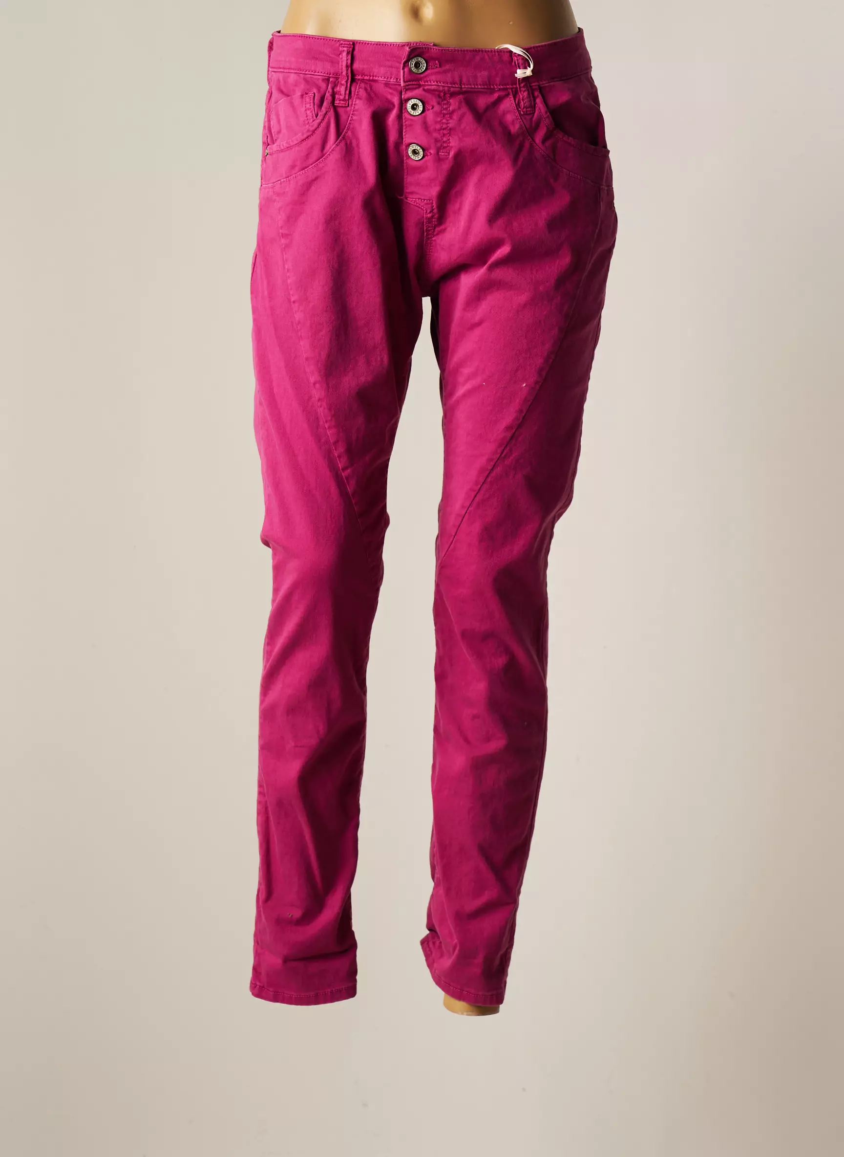 Please Pantalons Droits Femme couleur violet