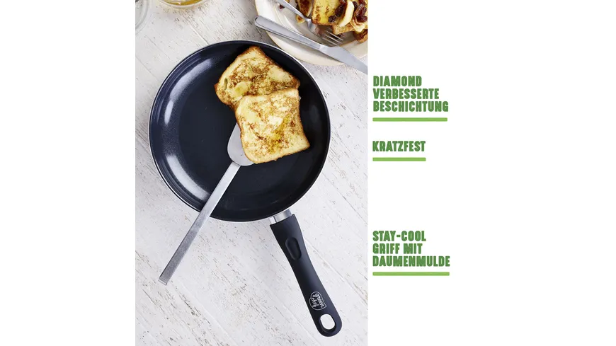 GreenChef Pfanne Diamond Black Ø 28cm