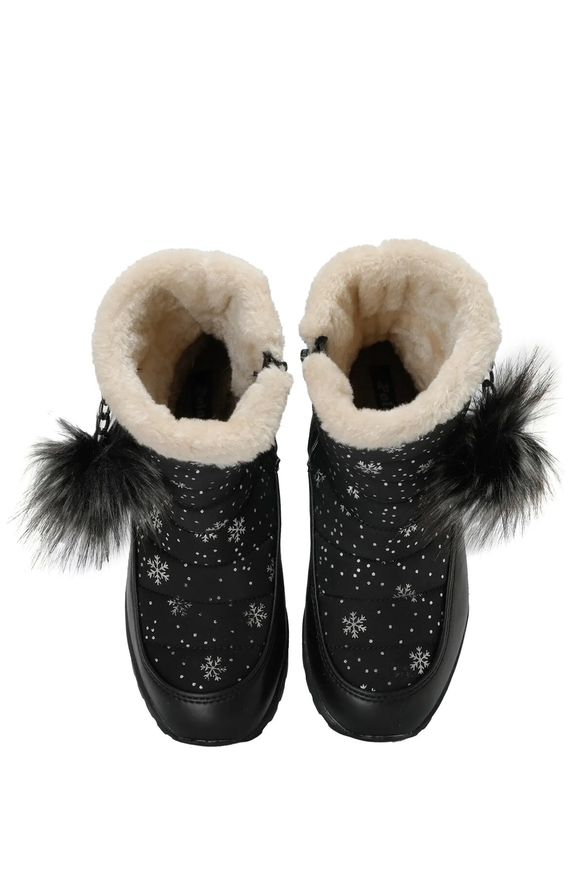 Polaris  510946.F3PR Schwarze Mädchenstiefel