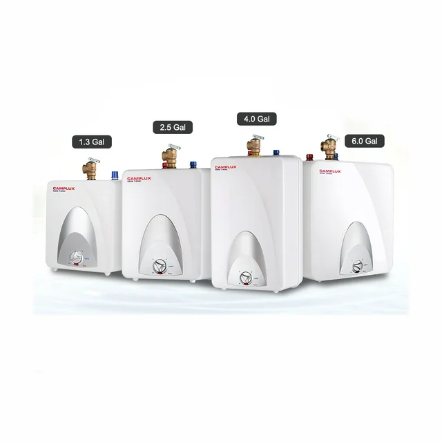 Camplux ME40N 4-Gallon Mini Tank Electric Water Heater with Cord Plug, 120 V