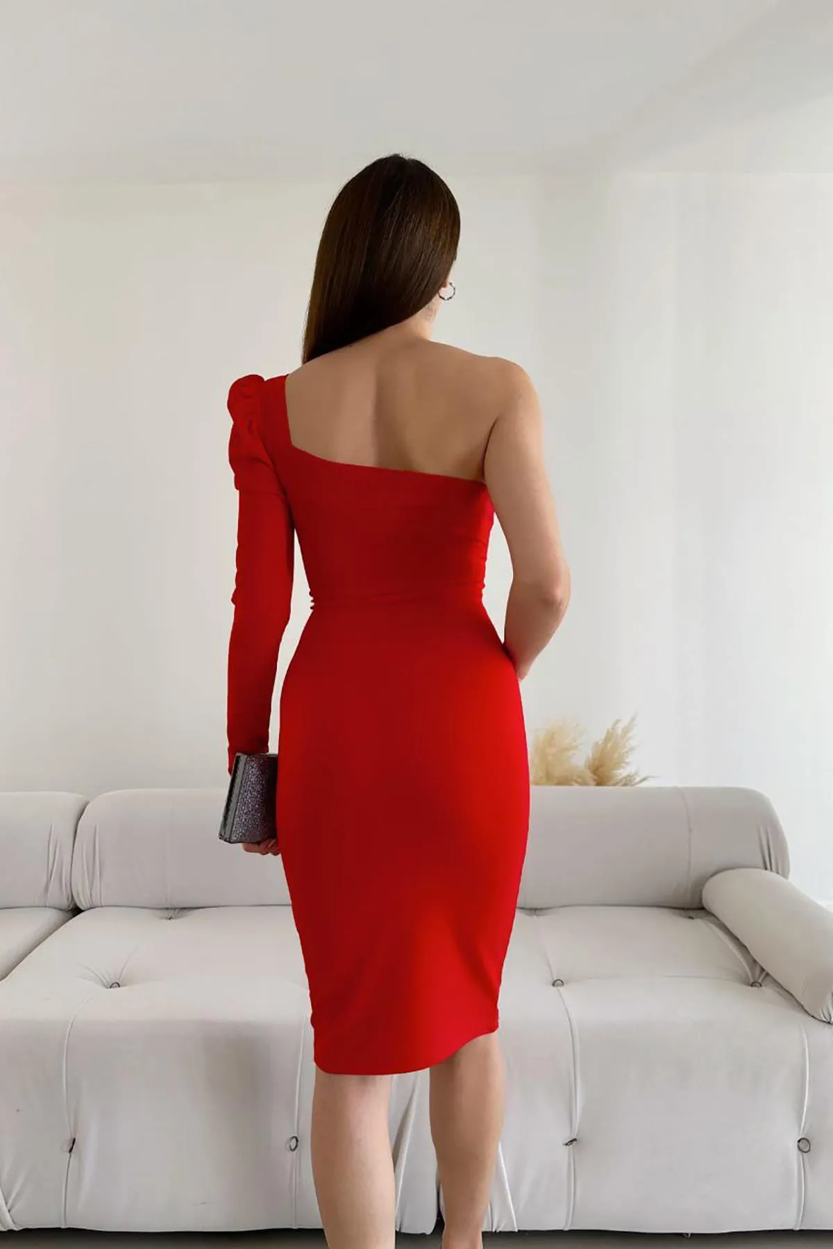 Deafox  Kleid - Rot - A-Linie