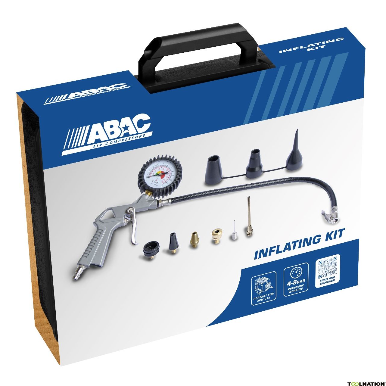 Accessoires ABAC 1129706424 Kit Premium : Kit de gonflage, Kit de peinture, Kit d'agrafeuse, Kit pour vélo