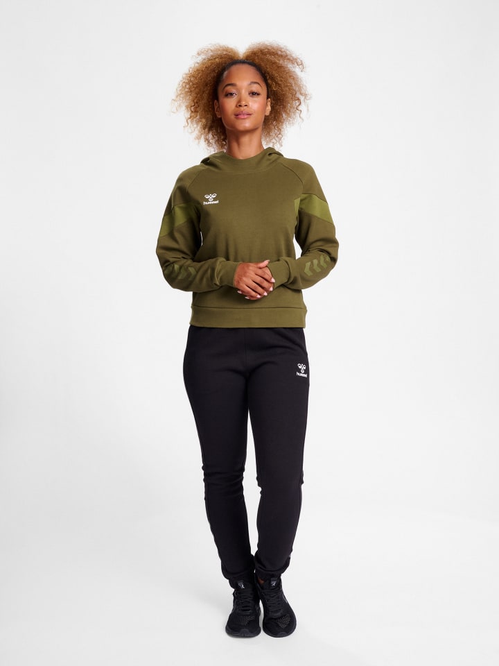 Hummel Hummel Kapuzenpullover Raglanärmel Hmltravel Damen in MILITARY OLIVE günstig kaufen