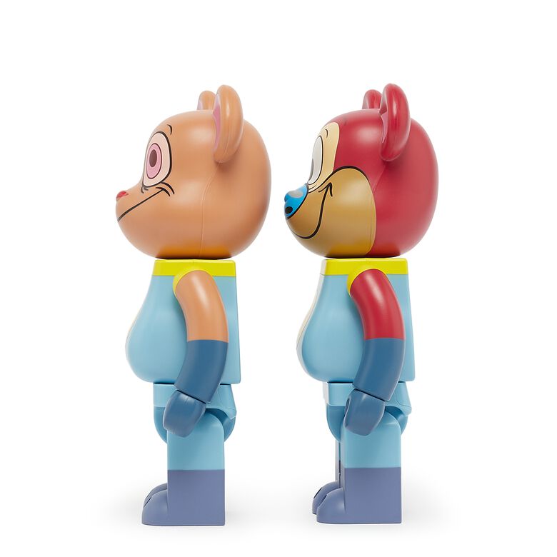 Medicom Bearbrick Ren & Stimpoy Space Madness 100%&400& multicolor