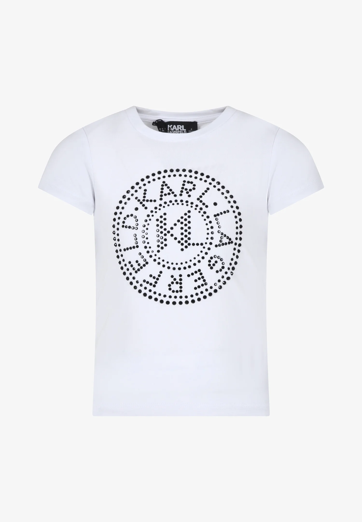 Camiseta infantil con estampado de KARL LAGERFELD