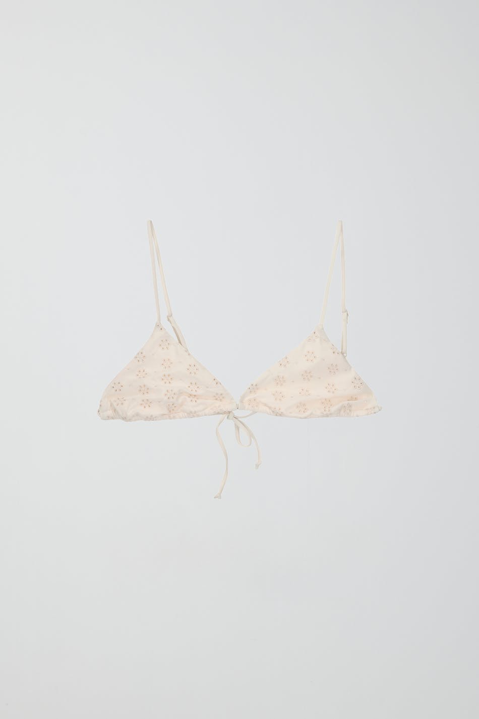 Broderie bikini triangle