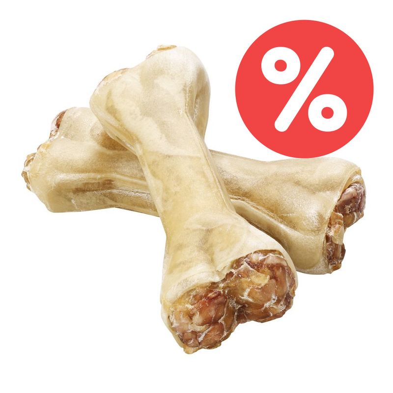 Sparpaket Barkoo Kauknochen mit Ochsenziemerfüllung