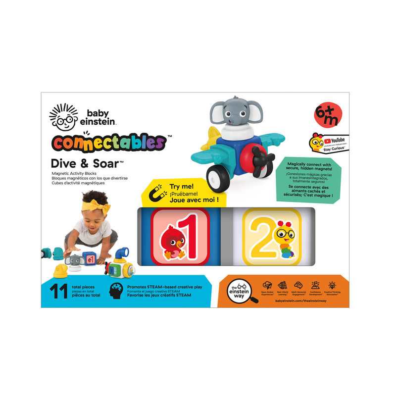 Starter pack Clic et création 20 pièces magnétiques Baby Einstein