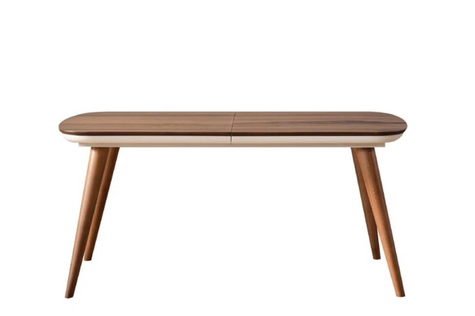 JVmoebel Esszimmer-Set Esszimmer Esstisch Holz Luxus Sessel Stuhl 4 Stühle Braun Möbel, (5-St)