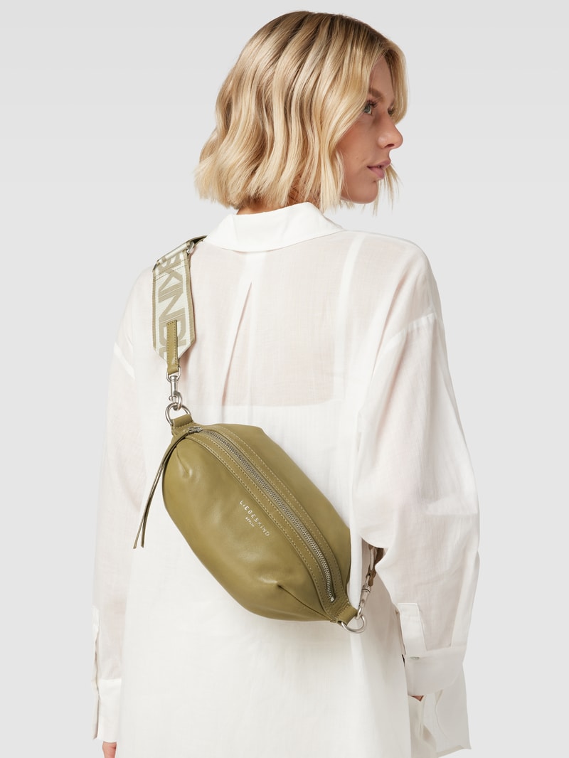 Bauchtasche aus Leder Modell 'Scarlet' in schlamm