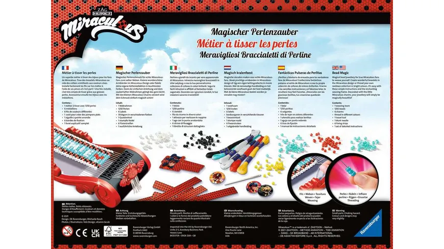 Ravensburger Beschäftigung - Magischer Perlenzauber Miraculous