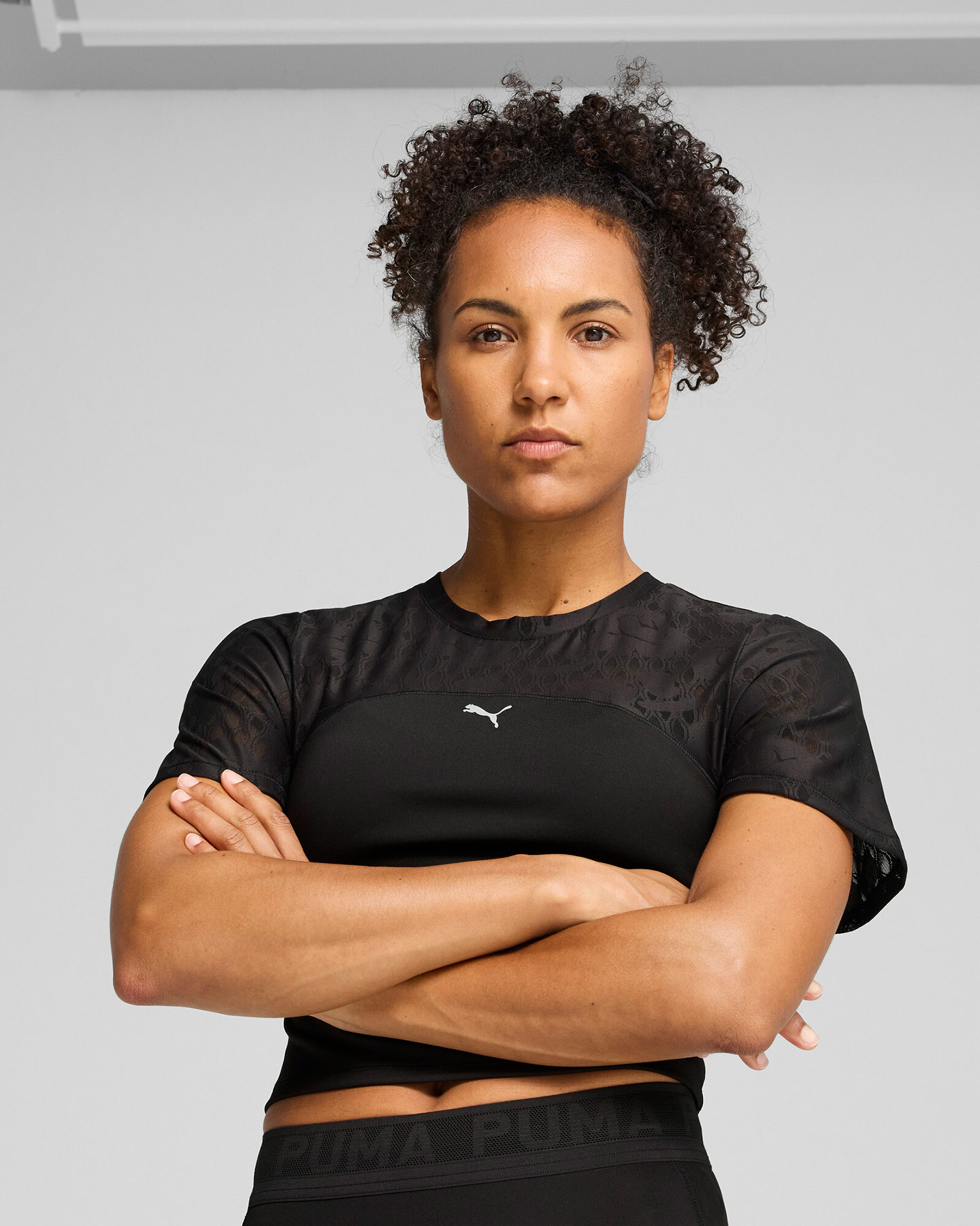 Tričko Tréning Puma Crop W 526776-01