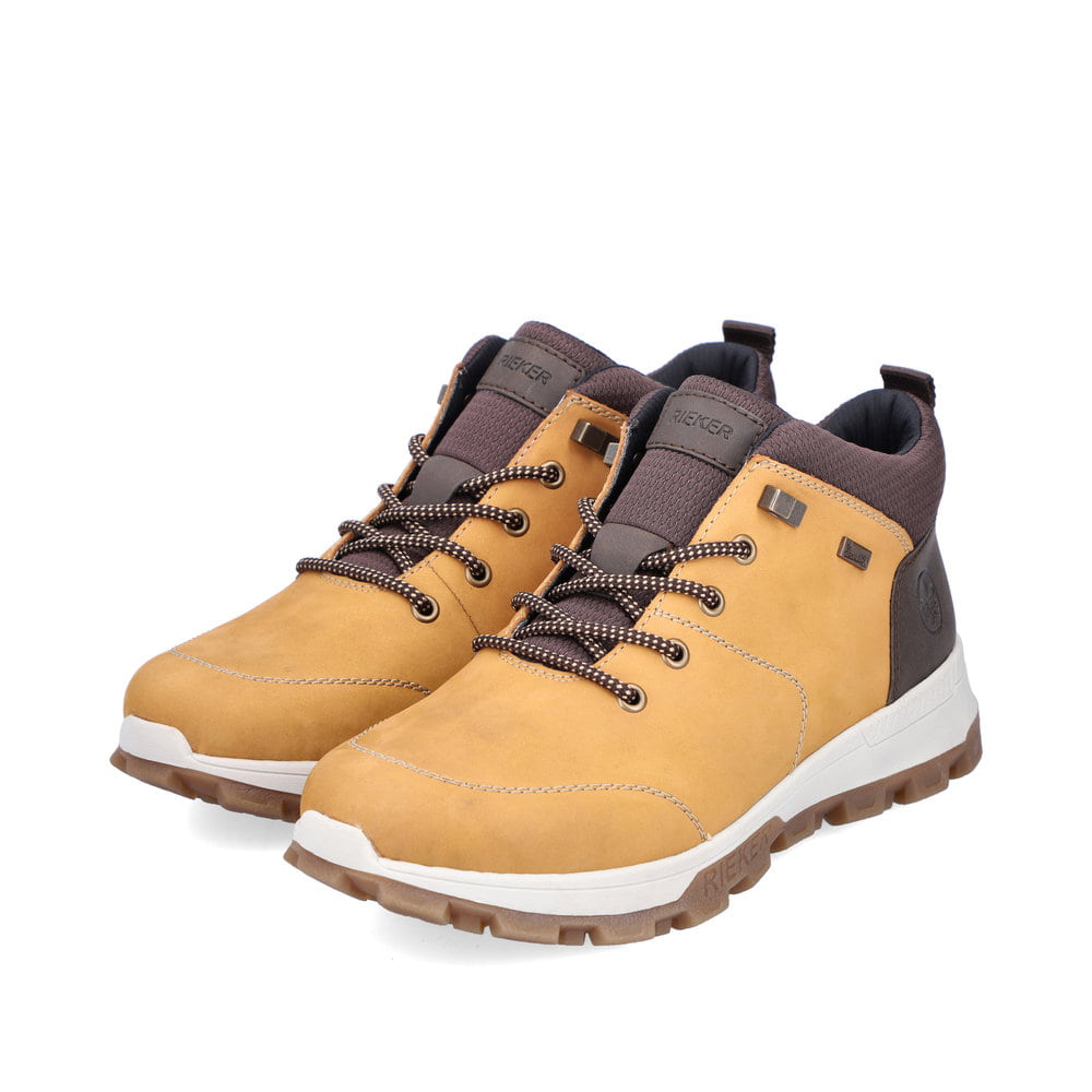 Rieker Herren Schnürschuhe goldgelb