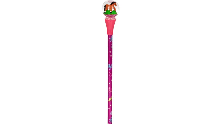 Die Spiegelburg - Glitzerkugel-Stift - Pferdefreunde, sortiert, 1 Stück