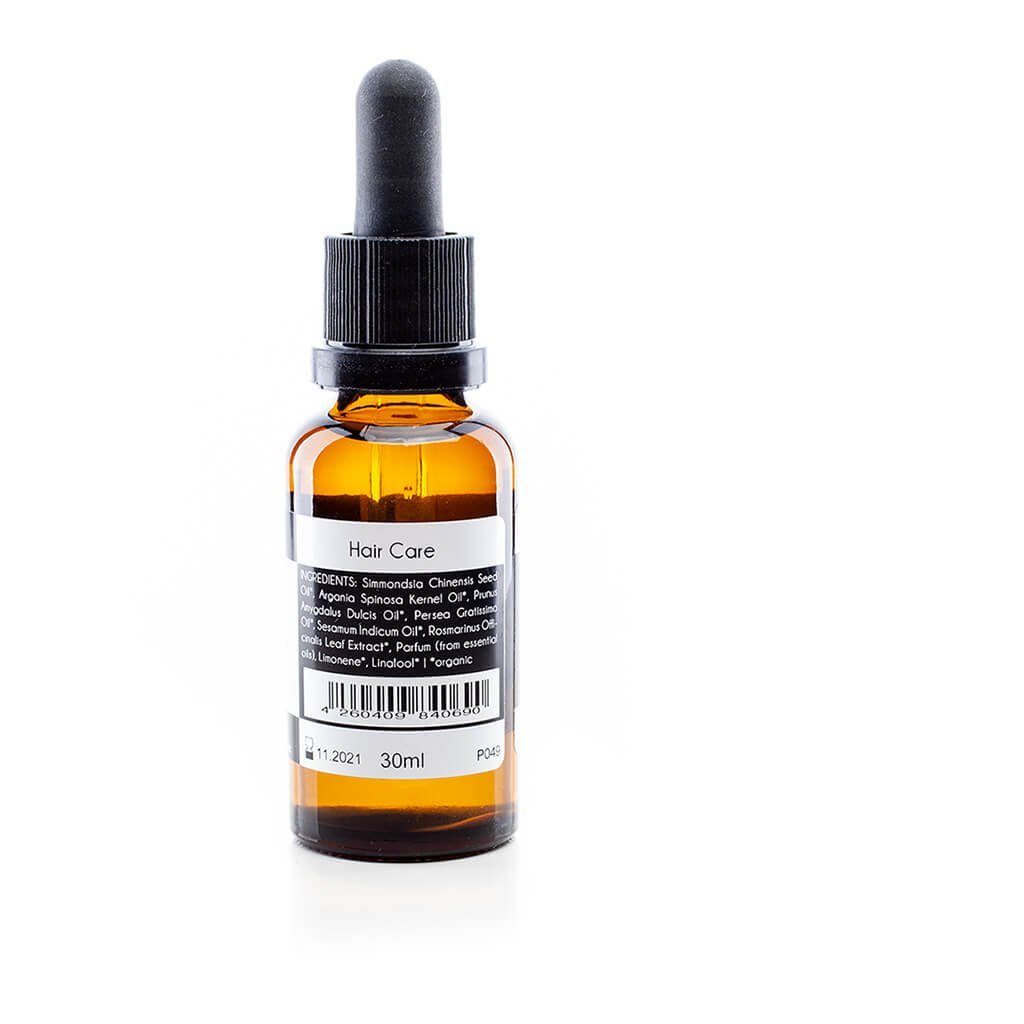 myrto Naturkosmetik Bartpomade Vitalizing Beard Oil - Bio Bartöl für gesunden Bartwuchs, Codecheck: 100% EMPFEHLENSWERT (grüner Ring), naturreine ätherische Öle, palmölfrei, nicht-komedogen, vegan, ohne Farbstoffe, ohne Konservierungsstoffe