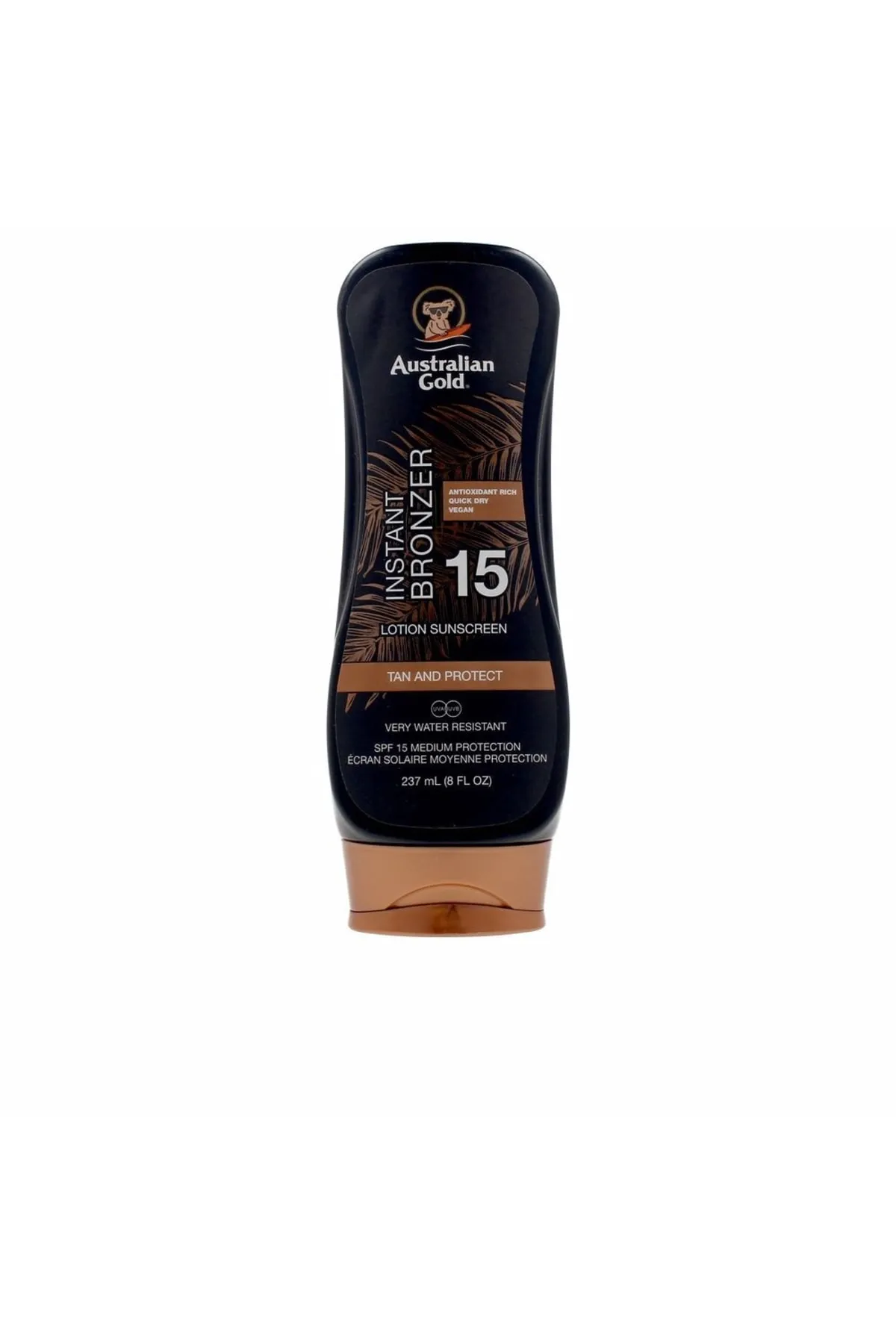 Australian Gold  Sonnenschutzlotion Spf15 mit Bronzer Australian Gold 237 ml