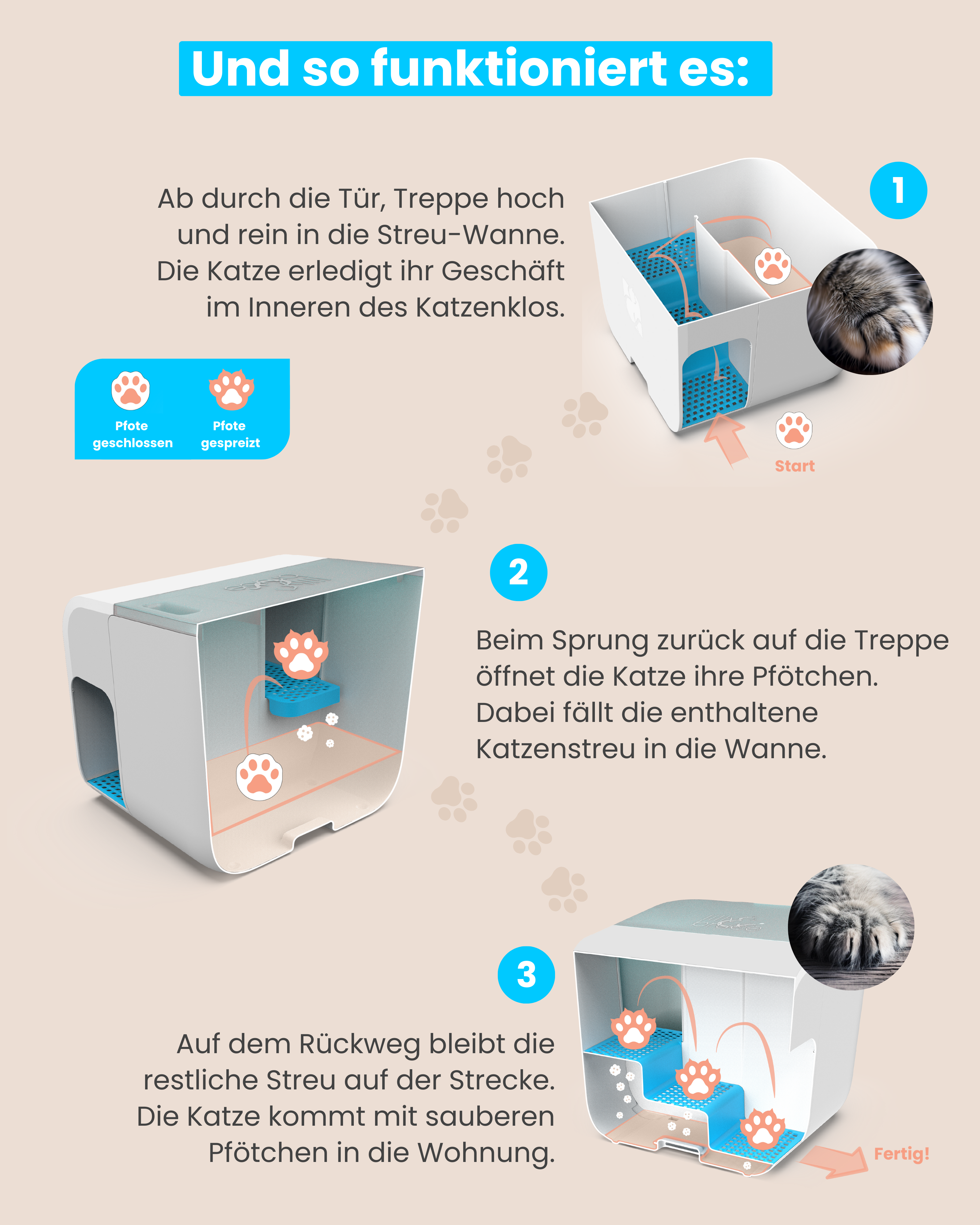 elly&bruce Katzentoiletten elly&bruce Katzentoilette Cloou
