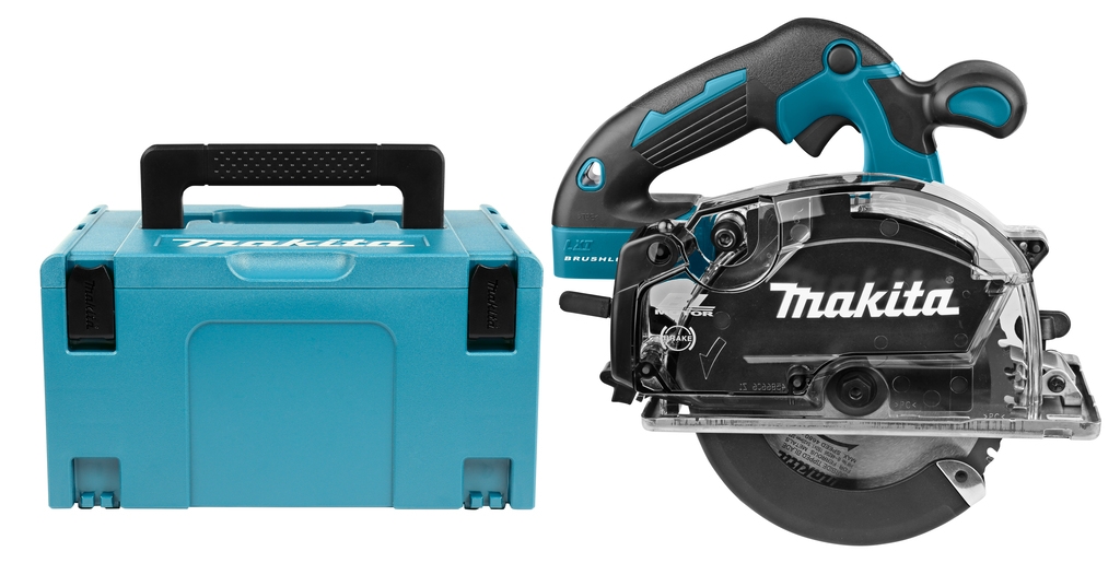 Makita DCS553ZJ Metalinis diskinis pjūklas 150 mm 18 V be akumuliatorių ir įkroviklio