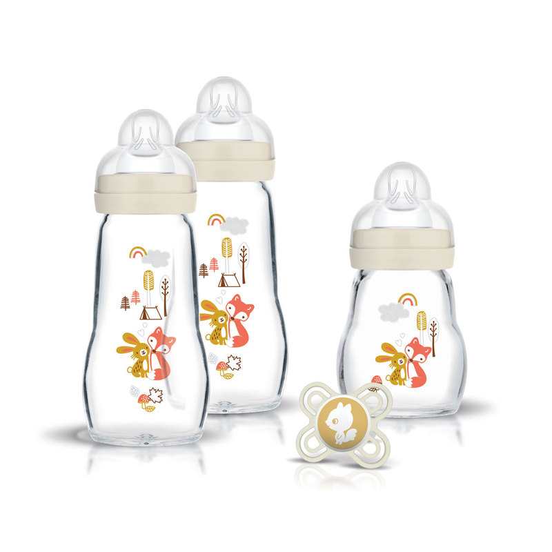 Coffret biberons naissance verre MAM