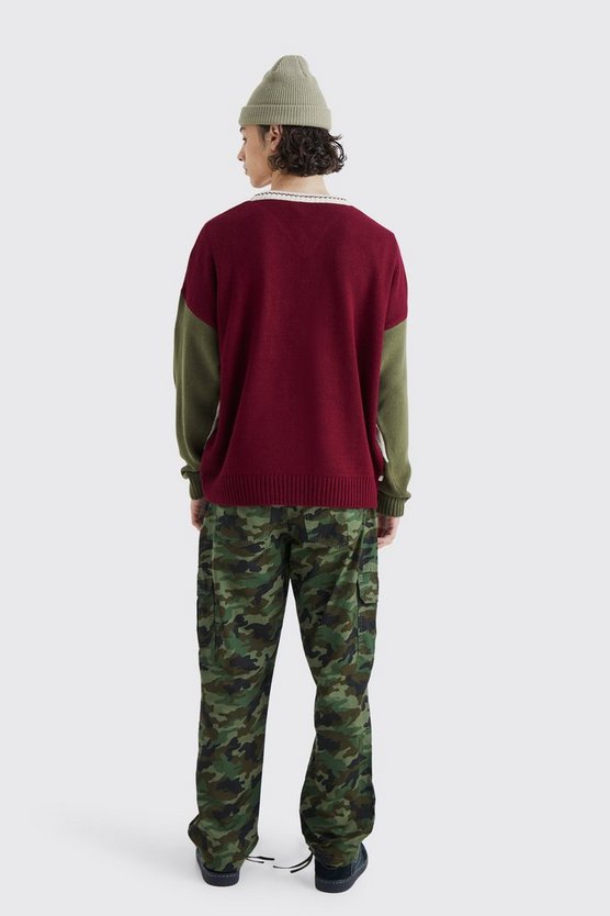Lockere Camouflage Cargo-Hose