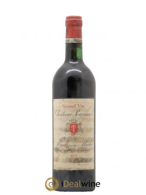 Château Poujeaux  1975 - Lot de 1 Bouteille